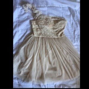 Poetry clothing cream tulle dress